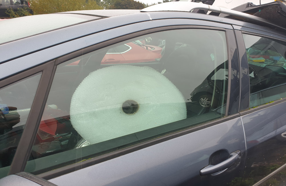 Peugeot 407 Zenith HDI Door window glass passenger side front